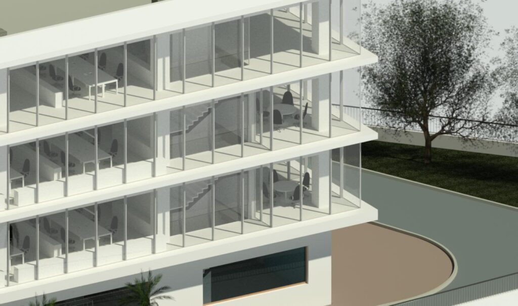 Diseño 3D para edificación en Alicante